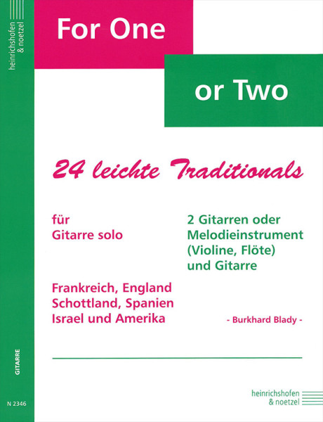 For One or Two | Burkhard Blady | Heinrichshofen publishing house