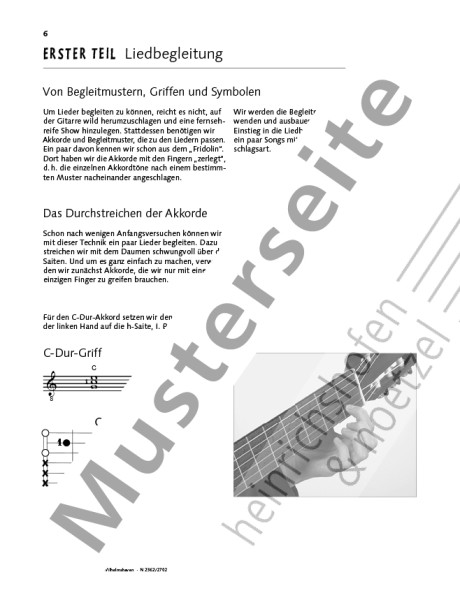 Fridolin - Song accompaniment for guitar method | Hans Joachim Teschner | Heinrichshofen publishing house
