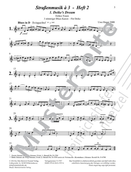 Straßenmusik à 3