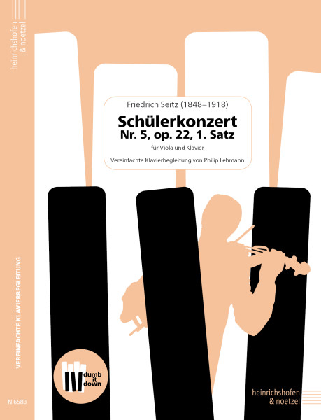 Student Concerto No. 5, op. 22 | Friedrich Seitz | Heinrichshofen publishing house