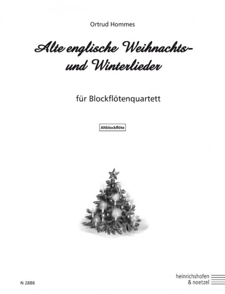 Old English Christmas and winter carols - alto part