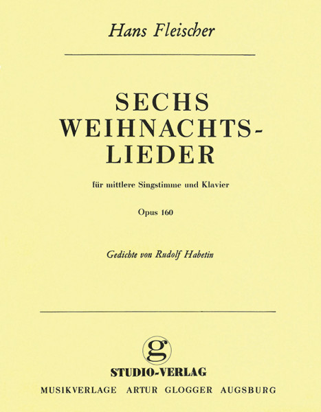 Six Christmas Carols, Op. 160 | Hans Fleischer | Heinrichshofen publishing house