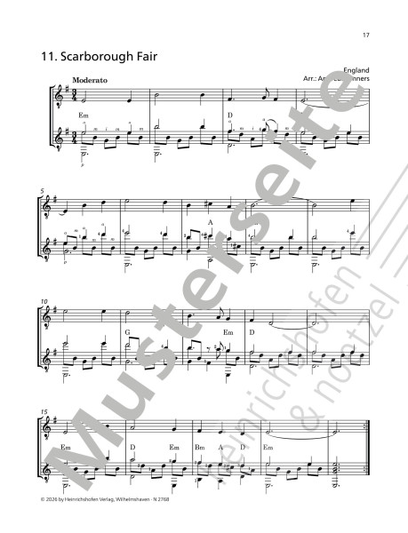 Guitar Landscapes | Andreas Hinners | Heinrichshofen publishing house