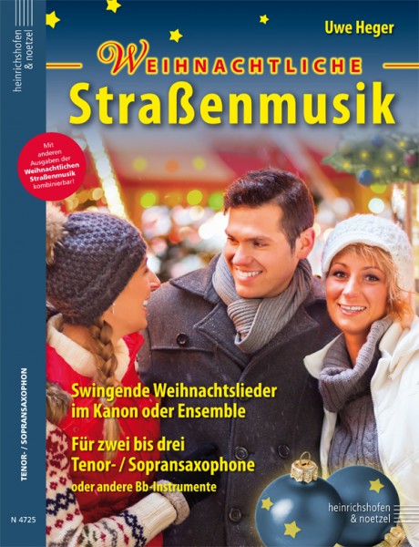 Christmas street music (tenor- | soprano saxophones)