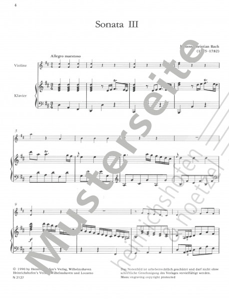 Sonatas op. 15 Nr. 3 + 4