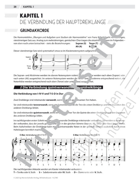 Exercises and tasks for studying harmony | Günter Kaluza | Heinrichshofen publishing house