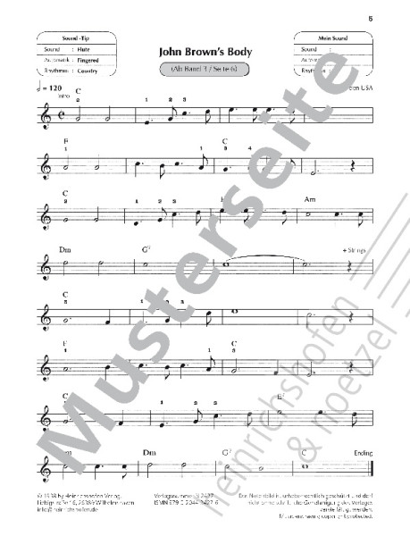 Keyboard-Spielbuch