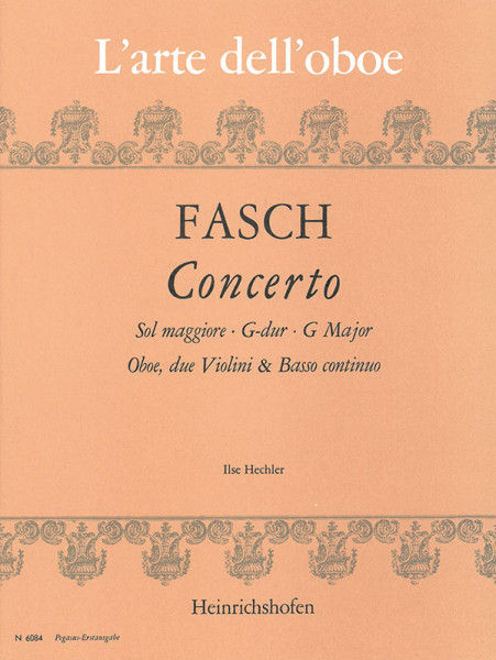 Concerto G Major | Johann Friedrich Fasch | Heinrichshofen publishing house