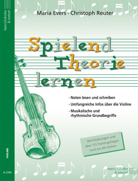 Learning theorie playfully | Violin | Maria Evers, Christoph Reuter | Heinrichshofen publishing house