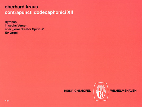 Contrapuncti dodecaphonici XII | Eberhard Kraus | Heinrichshofen publishing house