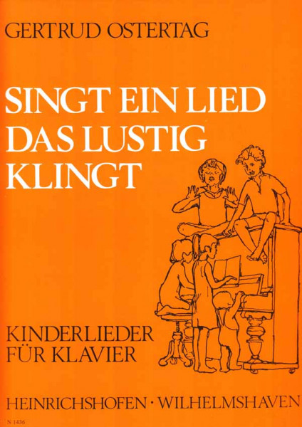 Singt ein Lied, das lustig klingt