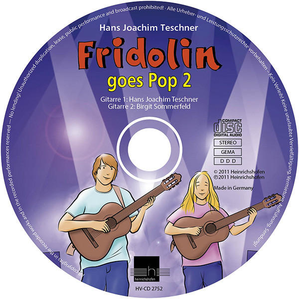 Fridolin goes Pop (CD) | Hans Joachim Teschner | Heinrichshofen publishing house