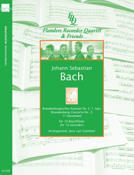 Brandenburg Concerto No. 3, 1st movement - score