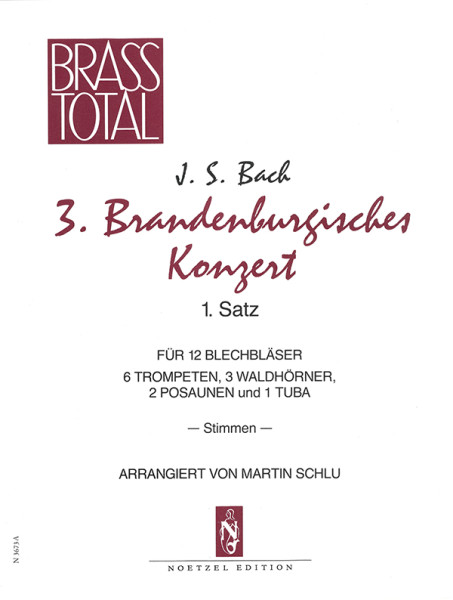 3rd Brandenburg Concerto 1st movement | Johann Sebastian Bach | Heinrichshofen publishing house