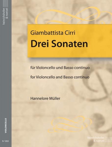 Three sonata | Giambattista Cirri | Heinrichshofen publishing house