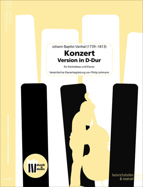 Concerto | D Major for double bass and piano | Johann Baptist Vanhal | Heinrichshofen publlishing house