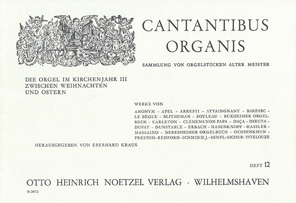 Cantantibus organis, volume 12
