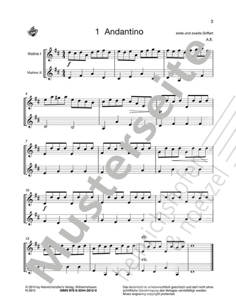Baroque duets with Susi and Eddi | volume 2 | Anja Elsholz | Heinrichshofen publishing house