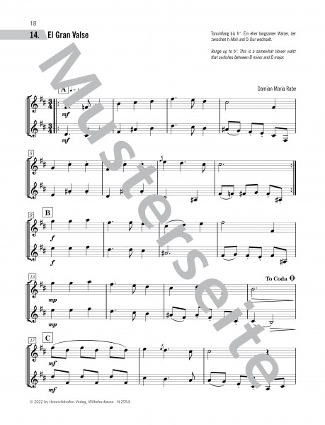 Steps for Clarinets