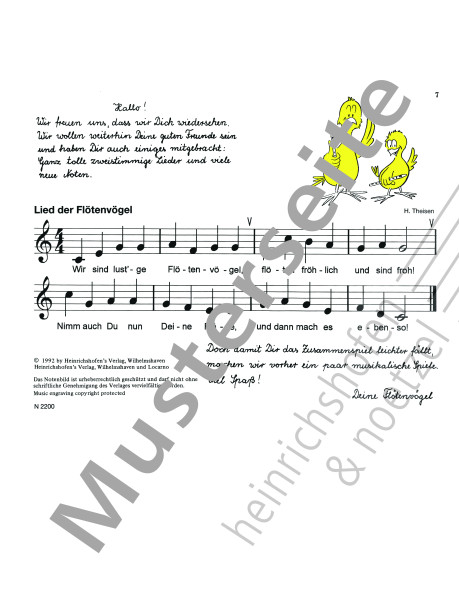 The Flute Bird | Part II | Hildegard Theisen | Heinrichshofen publishing house