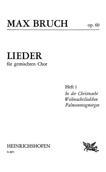 Lieder für gemischten Chor - Heft 1