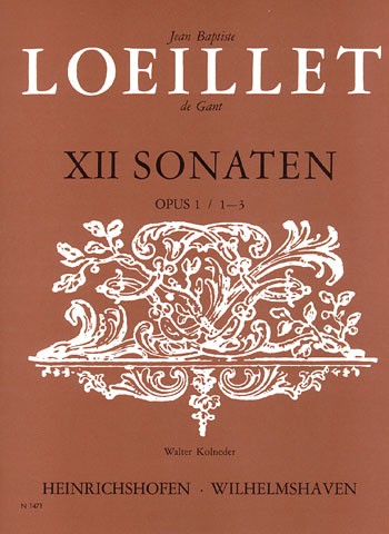 12 Sonaten op. 1 Nr. 1, Heft 1, Sonaten 1-3