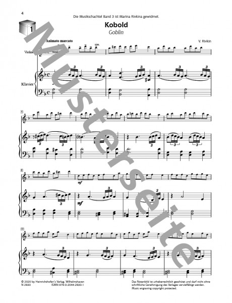 Musikschachtel - Band 3, Klavierbegleitung