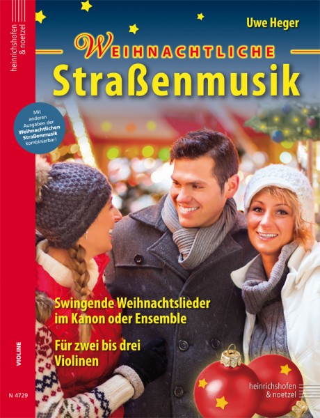 Christmas street music (violins)