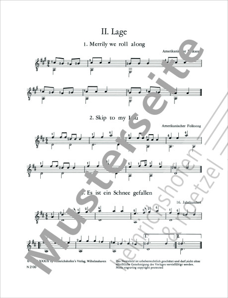 Spielbuch für Gitarre