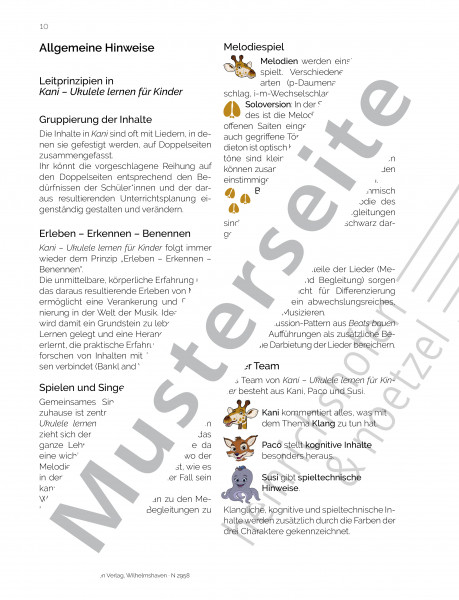 Kani - Learning the Ukulele for Children | Guide | Elisabeth Pfeiffer • Konrad Naegeli | Heinrichshofen publishing house