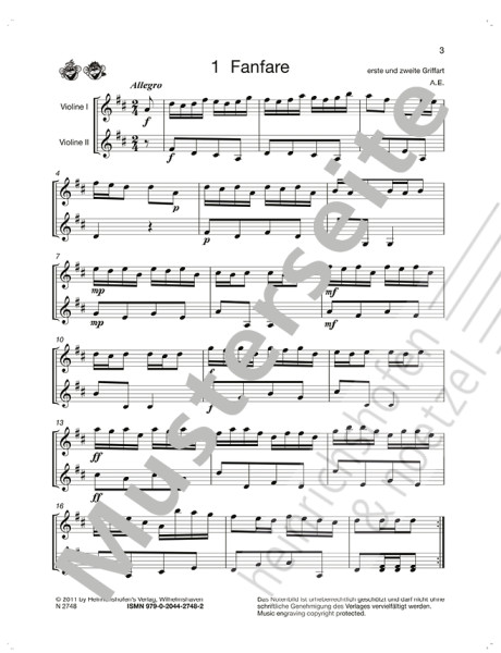 Baroque duets with Susi and Eddi | volume 1 | Anja Elsholz | Heinrichshofen publishing house