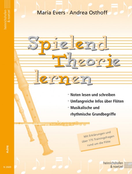 Spielend Theorie lernen | Flöte | Maria Evers, Andrea Osthoff | Heinrichshofen Verlag