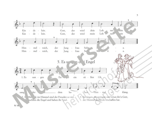 Hans and Liese play Christmas carols | Gertrud Keller | Heinrichshofen publishing house