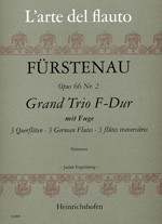 Grand trio F major with fugue op.66 No 2 | Anton Bernhard Fürstenau | Heinrichshofen publishing house