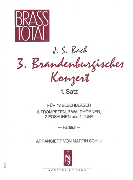 3rd Brandenburg Concerto 1st movement | Johann Sebastian Bach | Heinrichshofen publishing house