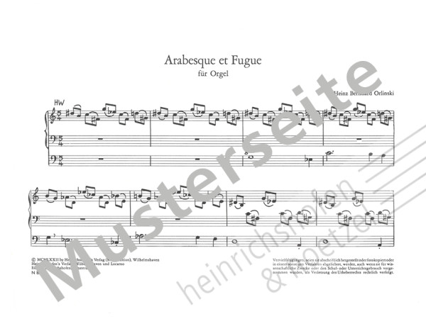 Arabesque et Fugue