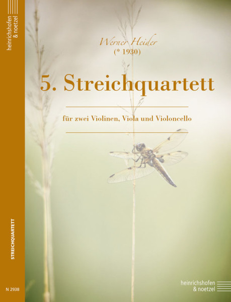 5th string quartet | Werner Heider | Heinrichshofen publishing house