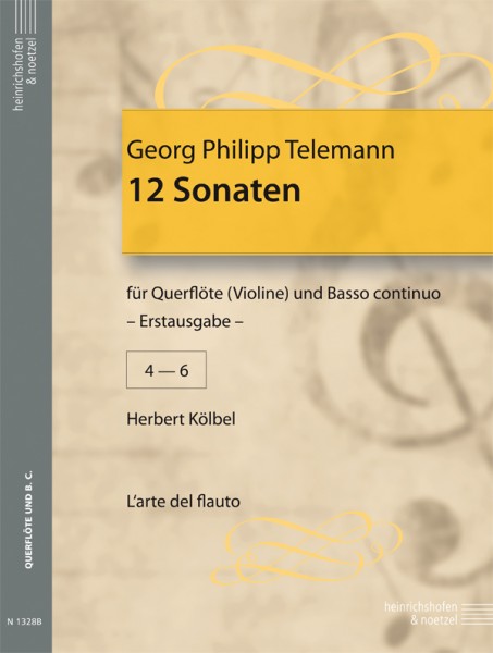 Zwölf Sonaten | Sonaten 4 - 6 | Georg Philipp Telemann | Heinrichshofen Verlag