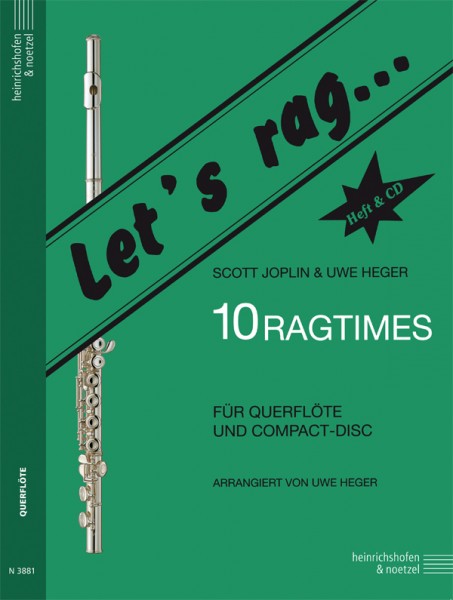 Let's rag.... 10 Ragtimes | Scott Joplin, Uwe Heger | Heinrichshofen publishing house