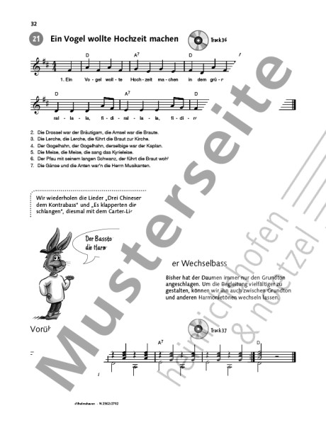 Fridolin - Song accompaniment for guitar method | Hans Joachim Teschner | Heinrichshofen publishing house