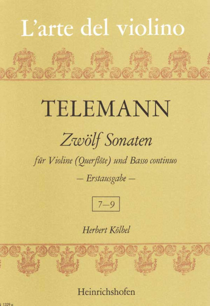 Twelve sonatas | sonatas 7 - 9 | Georg Philipp Telemann | Heinrichshofen publishing house